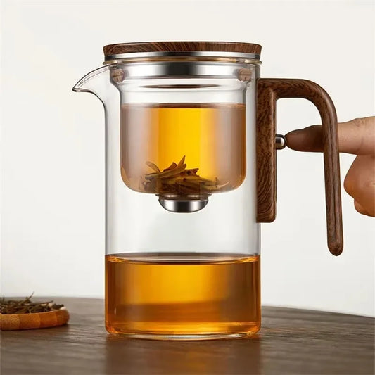 Filtration Glass TeaPot